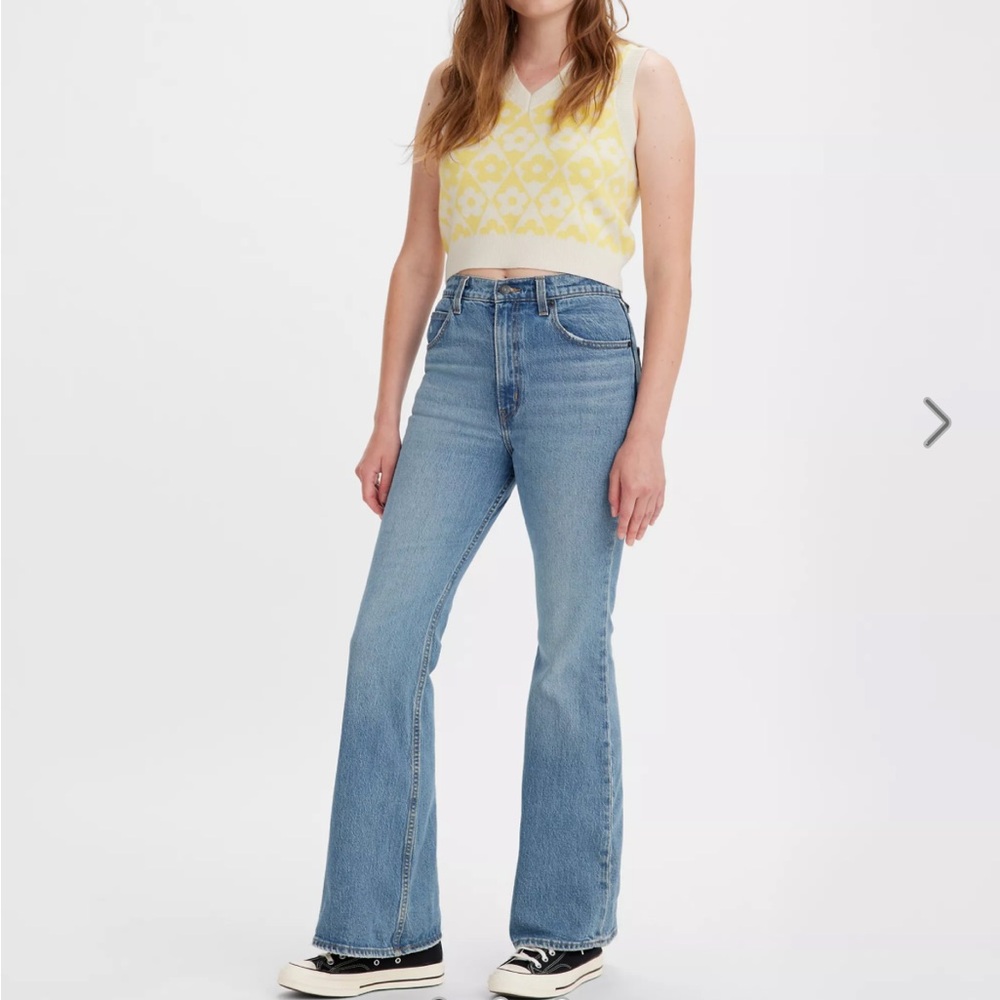 70’s High Rise Flare Jeans